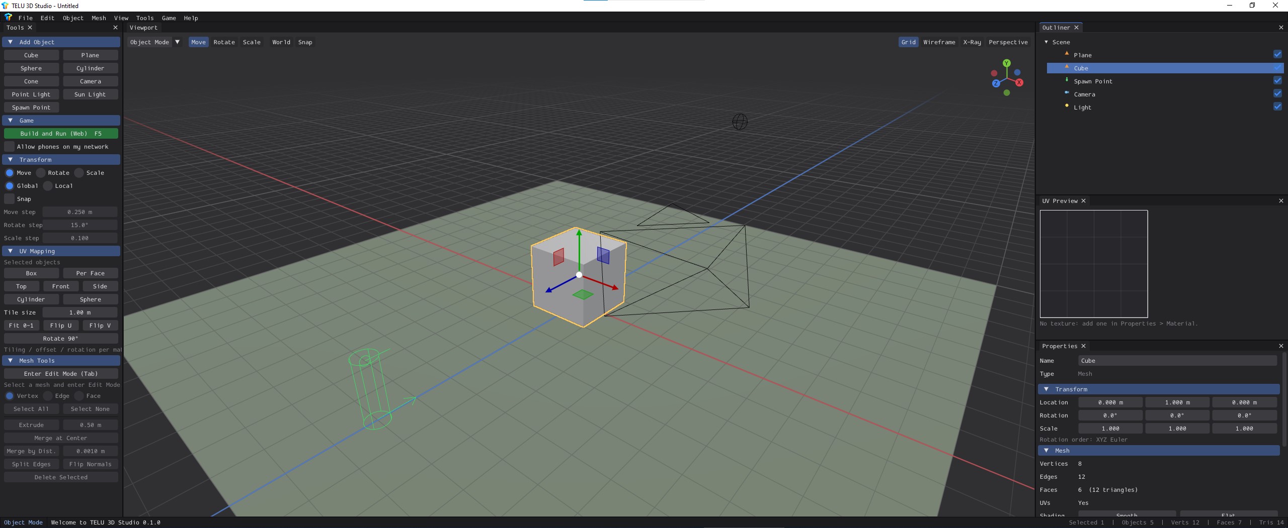 Antarmuka TELU 3D Studio